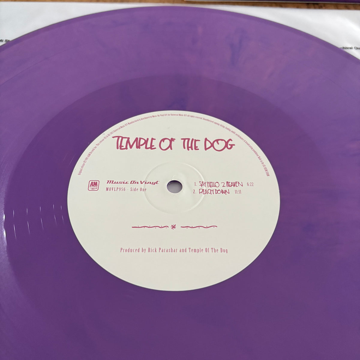 Temple of the Dog (2013 MOV EU press on purple vinyl)